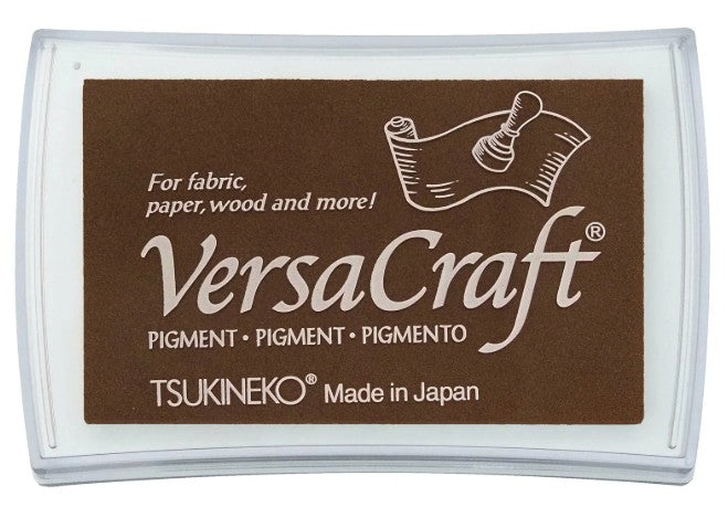 Tsukineko • VersaCraft Stempelkussen Groot - Cocoa (VK-000-K18) *
