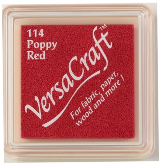 Tsukineko • VersaCraft Inkpad Poppy Red (VK-SML-114) *