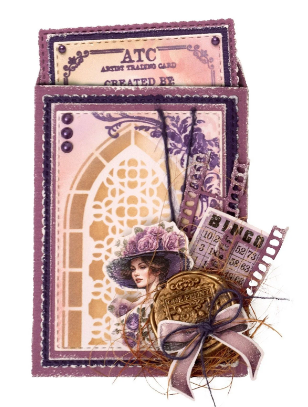 Studio Light • Victorian Dreams Wax Beads 4 Colors Purple (JMA-VD-WAX14)