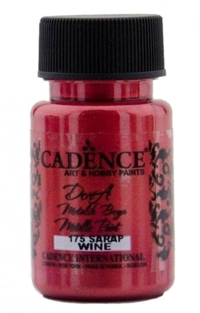 Cadence - Dora Acrylverf Metallic - Wine - 50ml - (0175)