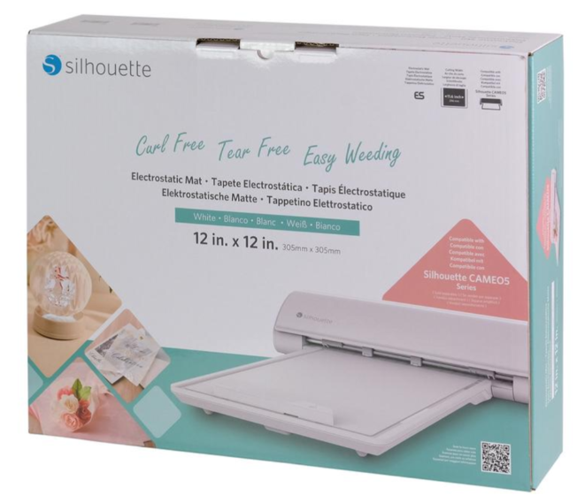 Silhouette Electrostatic Mat - White (CUT-MAT-ES-WHT-12)