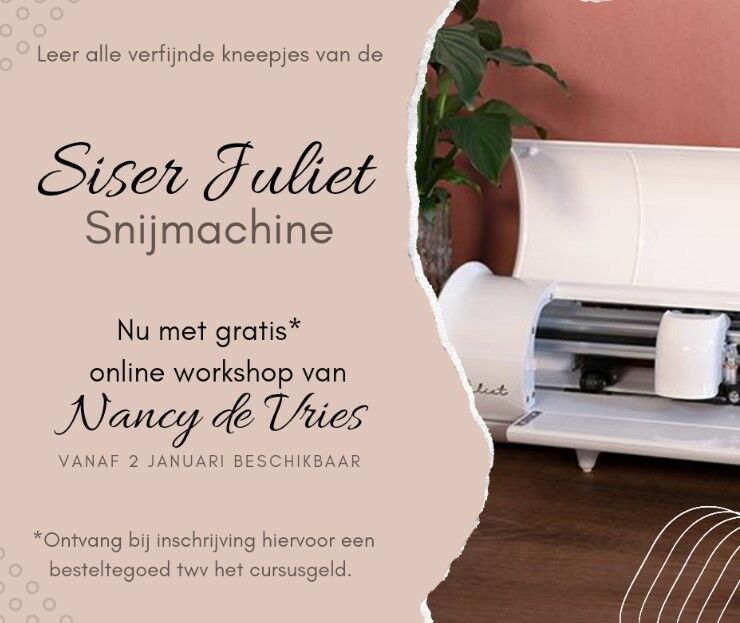 Siser Juliet 12 inch Cutter – High Definition Cutter / met gratis 20 vel A4 vinyl / 5 vel Applicatie tape + een jaar lang gratis online training.