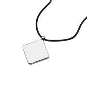 Ketting met hanger - Diamant - 3 ,3 x 3,8 cm