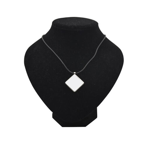 Ketting met hanger - Diamant - 3 ,3 x 3,8 cm