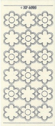 Stickervel - Bloemen Groen (AFGEPRIJSD)