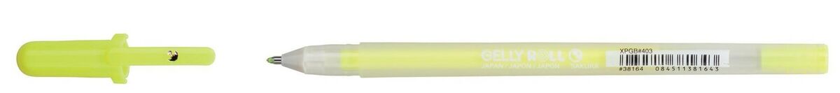 Sakura - Gelly Roll - Moonlight 10 - Fluorescerende gelpen - Geel (XPGB403)
