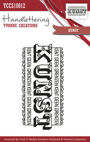 Clearstamp - Handlettering - Yvonne Creations - Kunst (AFGEPRIJSD)