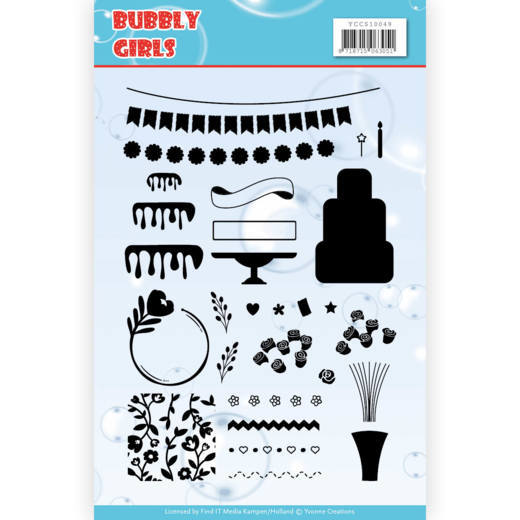 Clear Stamps - Yvonne Creations - Bubbly Girls (AFGEPRIJSD)