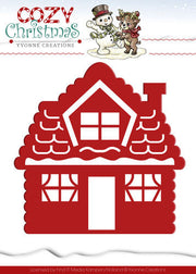 Die - Yvonne Creations - Cozy Christmas - Gingerbread House (AFGEPRIJSD)