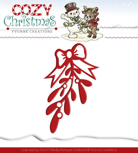 Die - Yvonne Creations - Cozy Christmas - Mistletoe (AFGEPRIJSD)