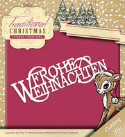 Die - Yvonne Creations - Traditional Christmas - Frohe Weihnachten (AFGEPRIJSD)