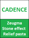 Stone Effect Relief Pasta (Zeugma)