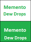 Memento Dew Drops