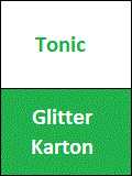 Tonic Glitter Karton