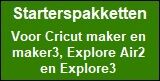 Starterspakketten voor Cricut Maker, Maker3, Explore Air2 en Explore3