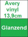 Avery Vinyl 13,9cm  * Glanzend *