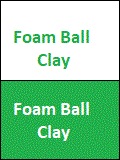 Foam Ball Clay