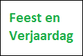 Feest & verjaardag