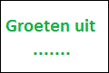 Groeten uit ...