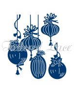 Die - Tattered Lace -  The Magic of Christmas Baubles + Clear Stamps (ETL343) (AFGEPRIJSD)