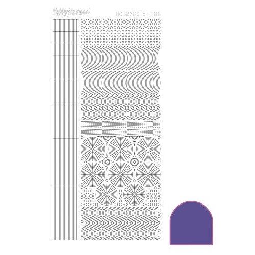 Hobbydots stickervel 006 - Purple (Mirror)