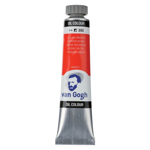 Van Gogh Olieverf Tube 20 ml Azorood Middel - (393)