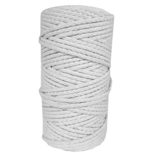 DekoArt Macramékoord 4 mm 100 m Wit (1004Weib) *