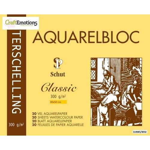 Schut Terschelling Aquarelblok Classic 40x50cm 300 gram - 20 sheets (114985/4050)