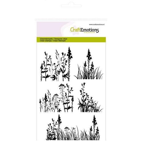 CraftEmotions clearstamps A6 - grassen kruiden (130501/1144)*