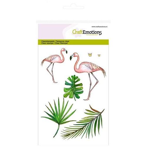 CraftEmotions clearstamps A6 - Flamingo (130501/1254) *