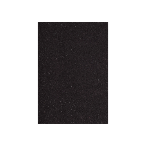 Vaessen Creative • Foam 2mm A4 - 1pcs - Glitter Zwart (1606-277)