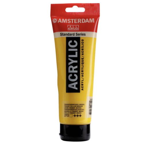 Amsterdam Acrylverf 250 ml Transparantgeel Middel (17122720)