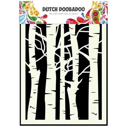 Dutch Doobadoo Dutch Mask Art stencil Berkenbomen A5 (470.715.045)*