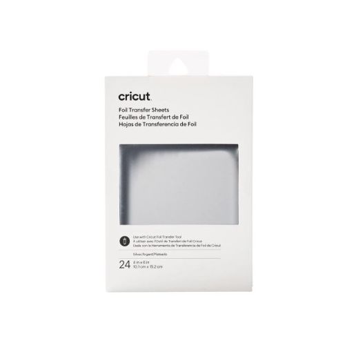 Cricut Foil Transfer Sheets 4 x 6" Silver 24 vel (2008713)
