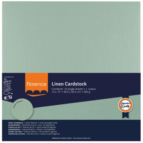 Florence • Linnenkarton 250g 30,5x30,5cm Iguana 10x (2822-064)