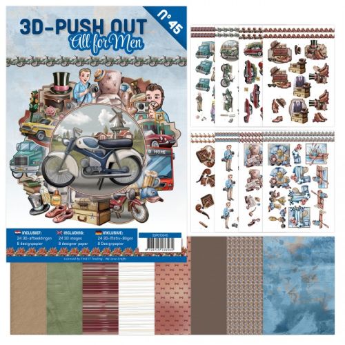 3D Push-Out Book 45 - Alles voor mannen