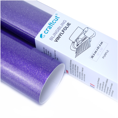 craftcut® BlingBling Vinylfolie DIN 30,5 x 91,4cm - Purple - (40462-PUR)