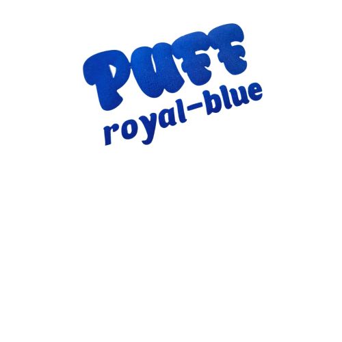 Signmart - Puff  Flexfolie/HTV - Iron-On met Wow-Effect - Royal-Blue - 20x30cm (PUF005)