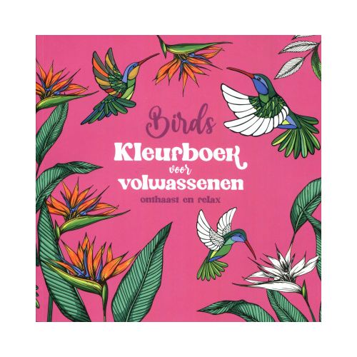 Kleurboek voor volwassenen Birds