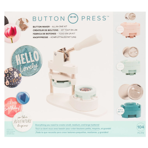 We R Makers • Button Press Bundle All-In-One Kit (661104)