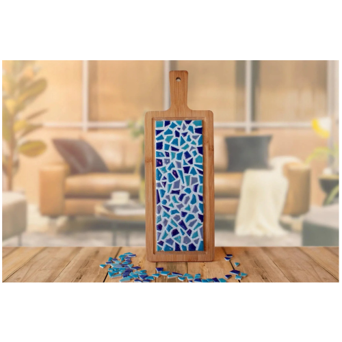 LC DIY Pakket Mozaïek Borrelplank - Blauw (80001) 