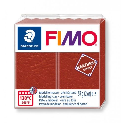 Fimo Leather-Effect - Roestbruin - 57g - (8010-749)