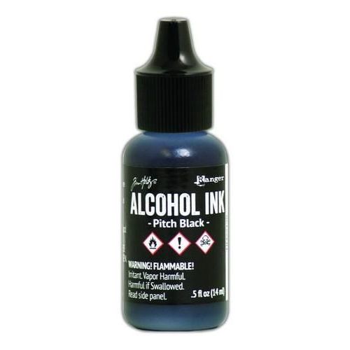Ranger Alcohol Ink 15 ml - pitch black TIM22138 Tim Holz