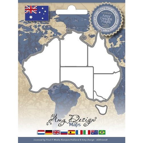 Die - Amy Design - Maps - Australia (AFGEPRIJSD)
