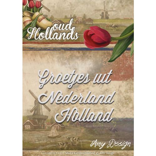 Die - Oud Hollands - Groetjes uit Nederland Holland - Amy Design (AFGEPRIJSD)
