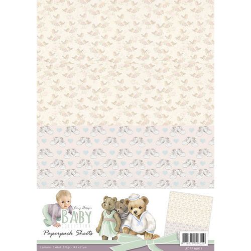 Paperpack background sheets 1 - Baby Collection - Amy Design