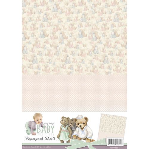 Paperpack background sheets 3 - Baby Collection - Amy Design (AFGEPRIJSD)