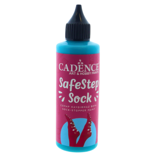 Cadence SafeStep Sock-Stop Anti-Slip Verf Turquoise (0007) *