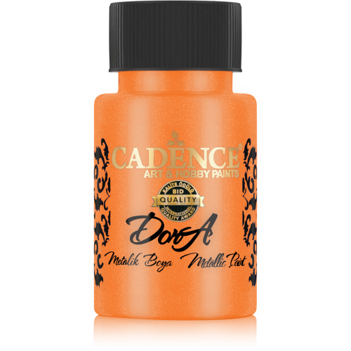 Cadence - Dora Acrylverf Metallic - Fel Oranje - 50ml - (0169)