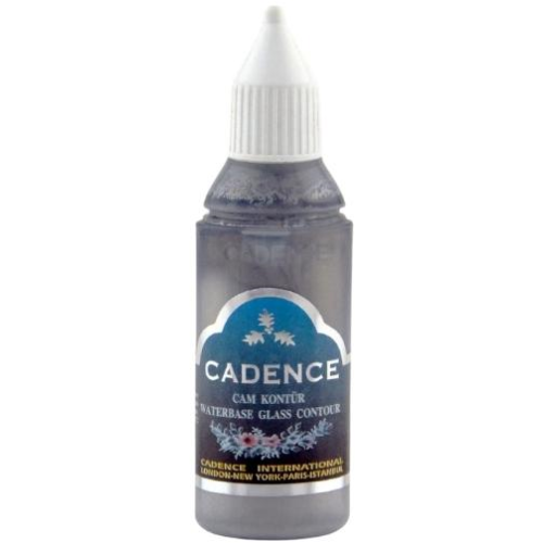 Cadence Glas- en Porseleinverf Contour 50 ml Zilver (01 052 0171 0050) *